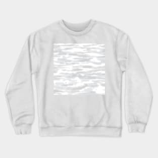 White Camouflage Crewneck Sweatshirt